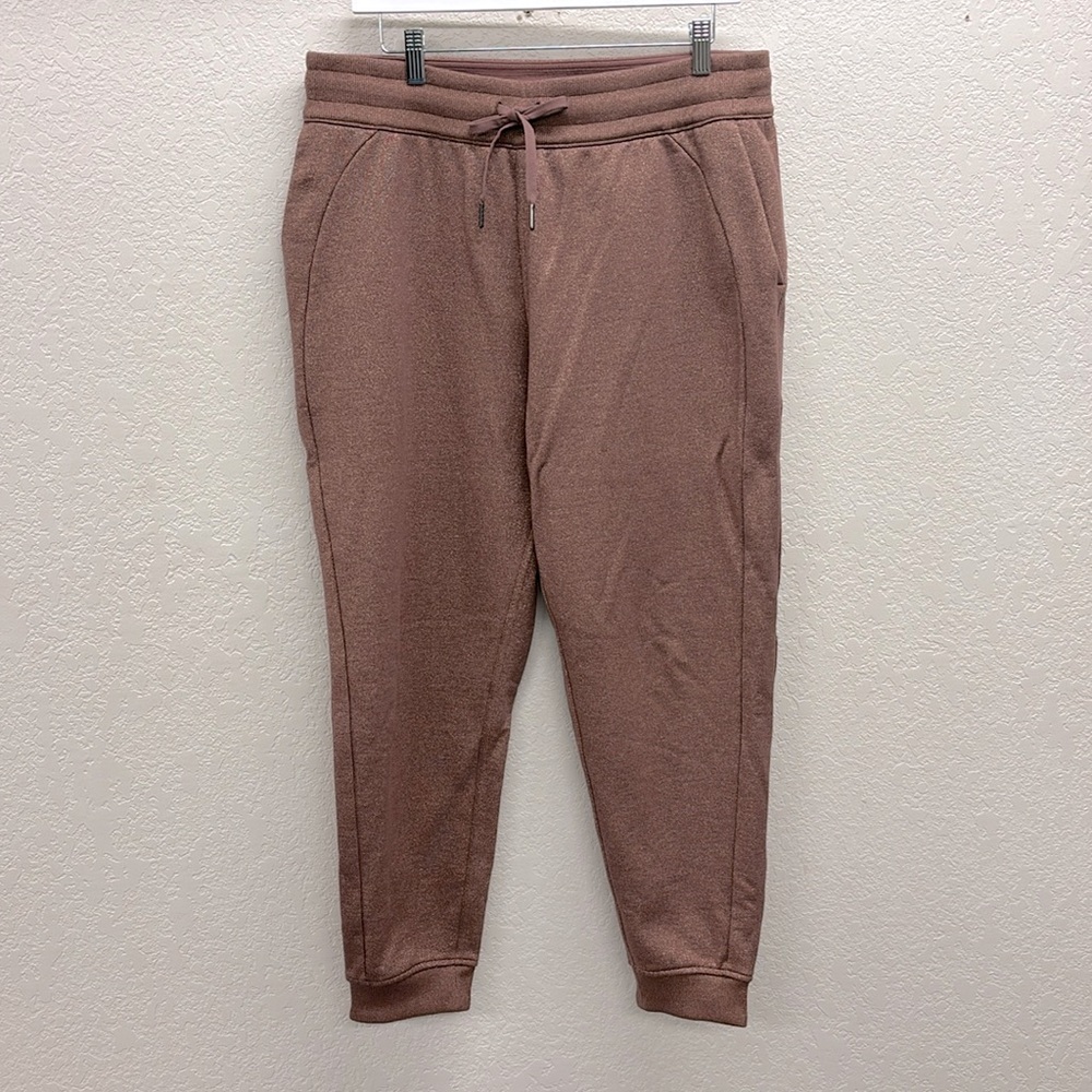 Lululemon Plum & Gold Sparkle Jogger Sweatpants Size 12